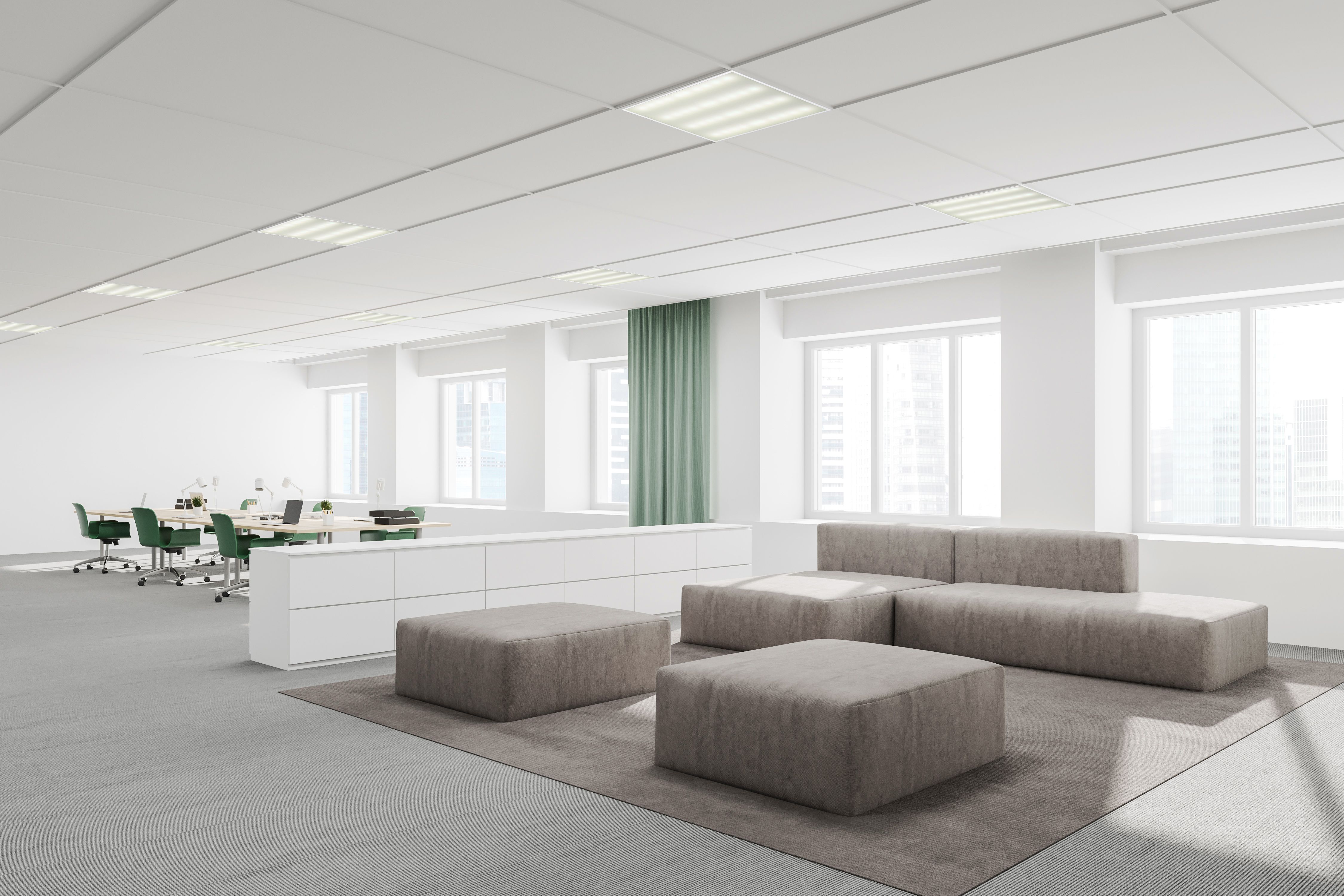 LIGHTING PRO Светильник светодиодный ДВО 1001 30Вт 4000К IP40 595х595мм опал IEK