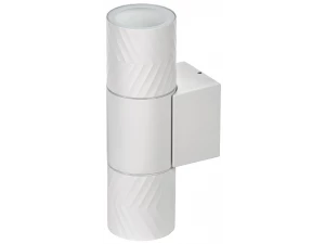 LIGHTING Светильник уличный 5108 настенный под лампу 2хGU10 IP65 белый IEK
