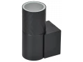 LIGHTING Светильник уличный 5107 настенный под лампу GU10 IP65 черный IEK