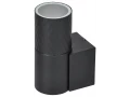 LIGHTING Светильник уличный 5107 настенный под лампу GU10 IP65 черный IEK