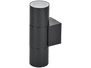 LIGHTING Светильник уличный 5108 настенный под лампу 2хGU10 IP65 черный IEK