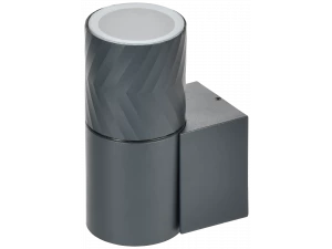LIGHTING Светильник уличный 5107 настенный под лампу GU10 IP65 серый IEK