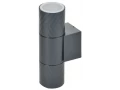 LIGHTING Светильник уличный 5108 настенный под лампу 2хGU10 IP65 серый IEK