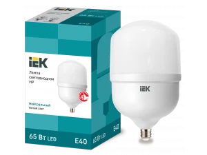Лампа светодиодная HP 65Вт 230В 4000К E40 IEK