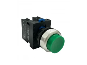 Кнопка выступающая NP8-11GN/3 без подсветки зеленая 1HO+1H3 IP65 R CHINT 667109
