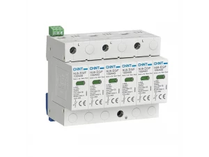 Ограничитель импульсных перенапряжений  NU6-ⅡG 3P In=40kA Uc=440В Im=100kA (R) (CHINT) 368974