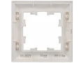 BRITE Рамка 1-местная РУ-1-Бр алюминий/алюминий IEK