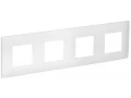 SKANDY Рамка 4-местная SK-F04W арктический белый IEK