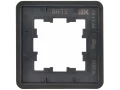 BRITE Рамка 1-местная РУ-1-1-Бр металл черный RE IEK