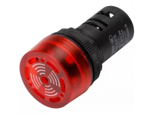 Сигнализатор звуковой ND16-22FS Ф22мм красный LED AC/DC24B (R) (CHINT) 593394