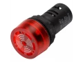 Сигнализатор звуковой ND16-22FS Ф22мм красный LED AC/DC24B (R) (CHINT) 593394