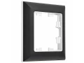 BRITE Рамка 1-местная РУ-1-Бр хром/черный IEK