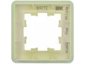 BRITE Рамка 1-местная РУ-1-2-Бр стекло эко грин RE IEK