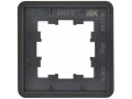 BRITE Рамка 1-местная РУ-1-1-Бр металл черный RE AL IEK