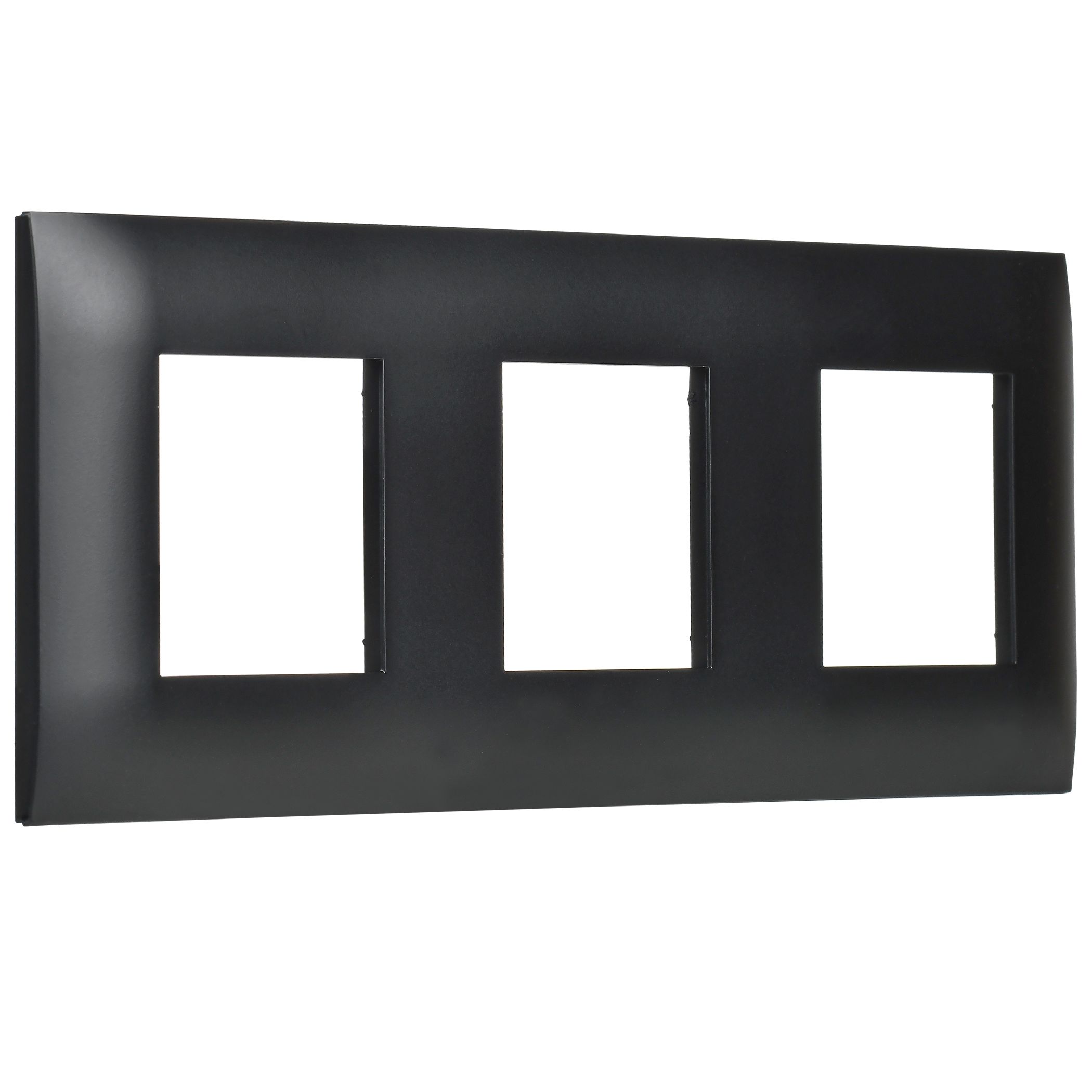 SKANDY Рамка 3-местная SK-F03Bl черный IEK