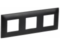 SKANDY Рамка 3-местная SK-F03Bl черный IEK