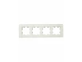 BRITE Рамка 4-местная РУ-4-2-Бр стекло песчаный RE IEK