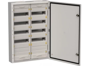 TITAN 5 Корпус металлический ЩРн-120 (2*60) 835*570*140мм IP54 серый (одна дверь) ИЭК