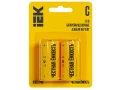 Батарейка щелочная Alkaline LR14/C (2шт/блистер) ИЭК