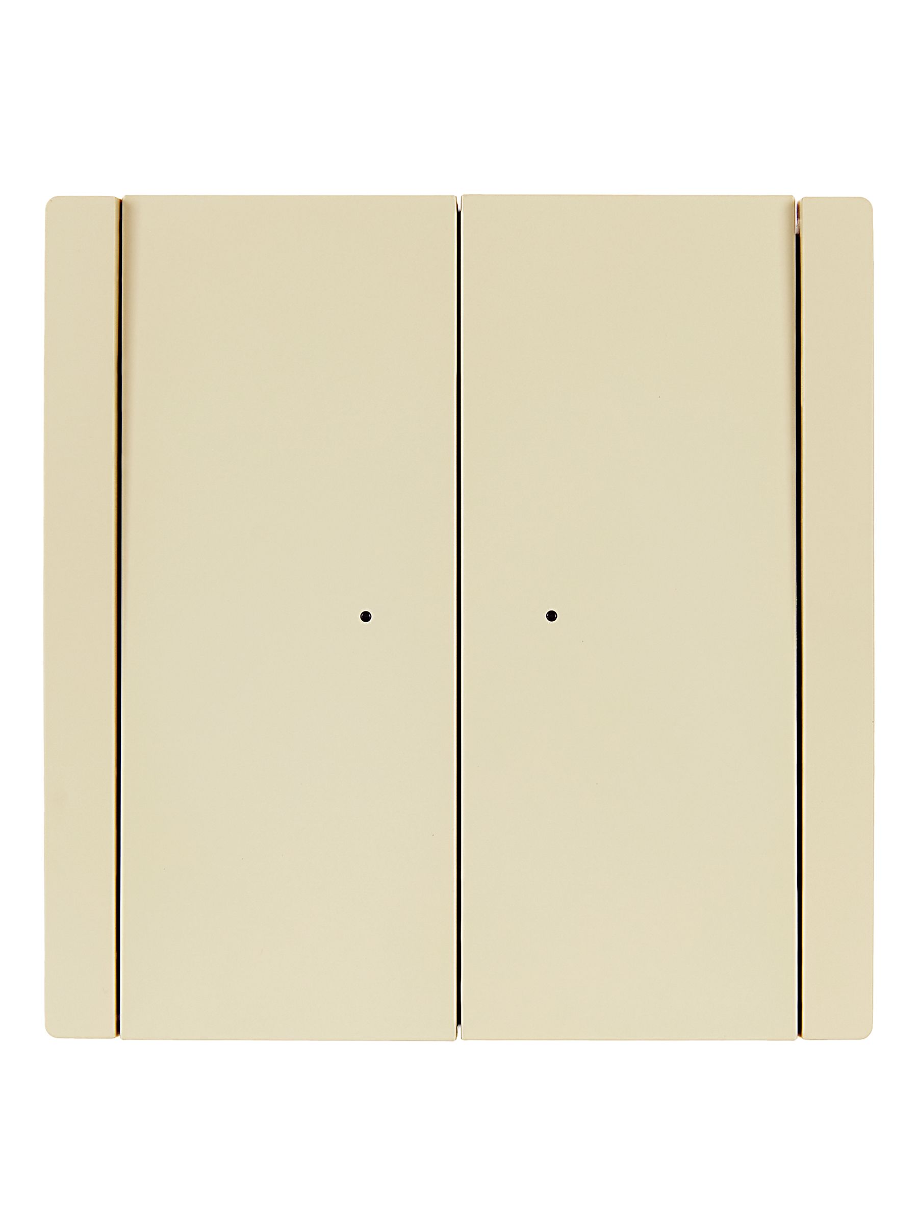 FORTE&PIANO Выключатель 2-клавишный с индикацией 10А FP406 ваниль IEK