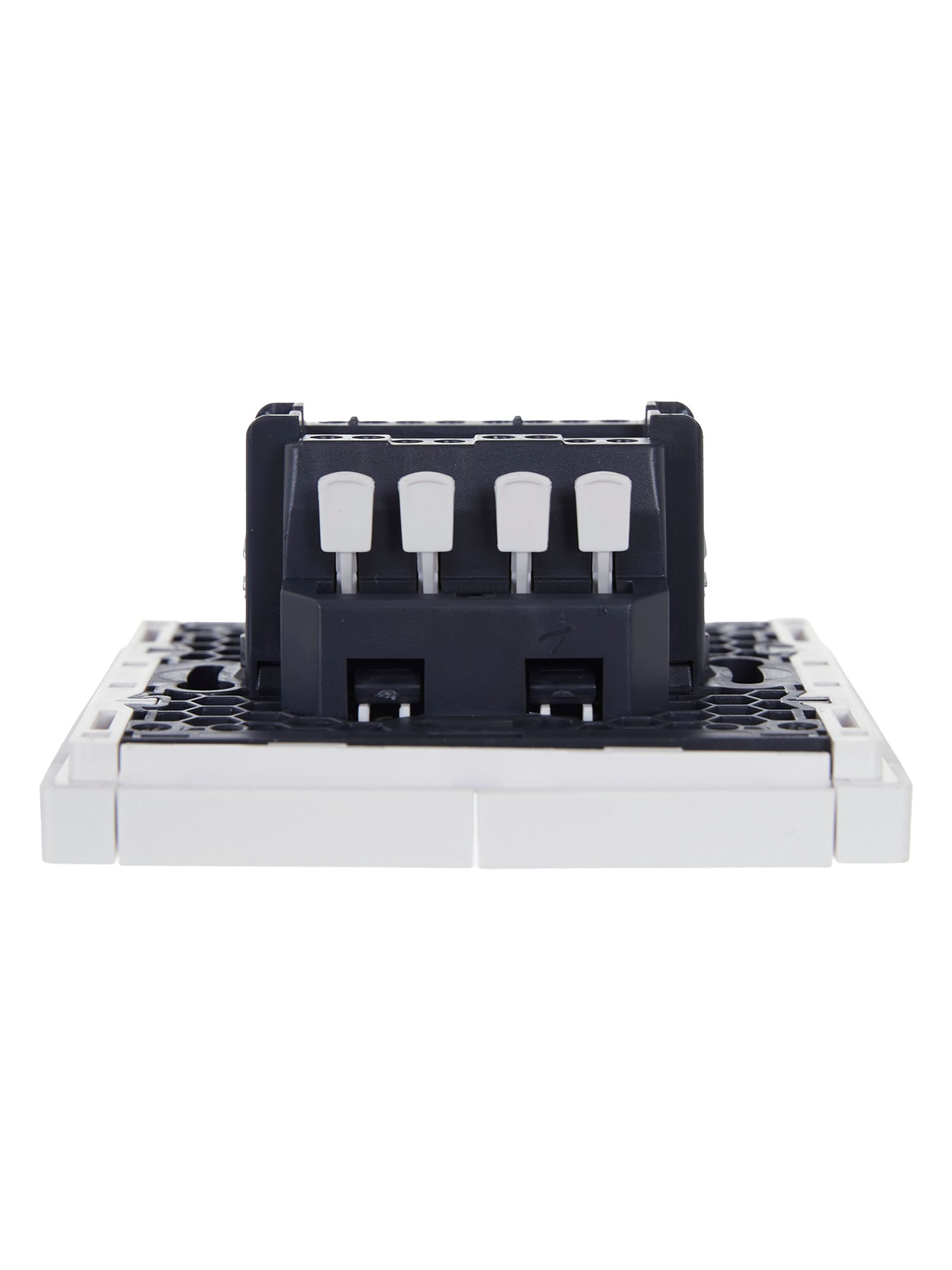 FORTE&PIANO Выключатель 2-клавишный проходной с индикацией 10А FP208 белый IEK