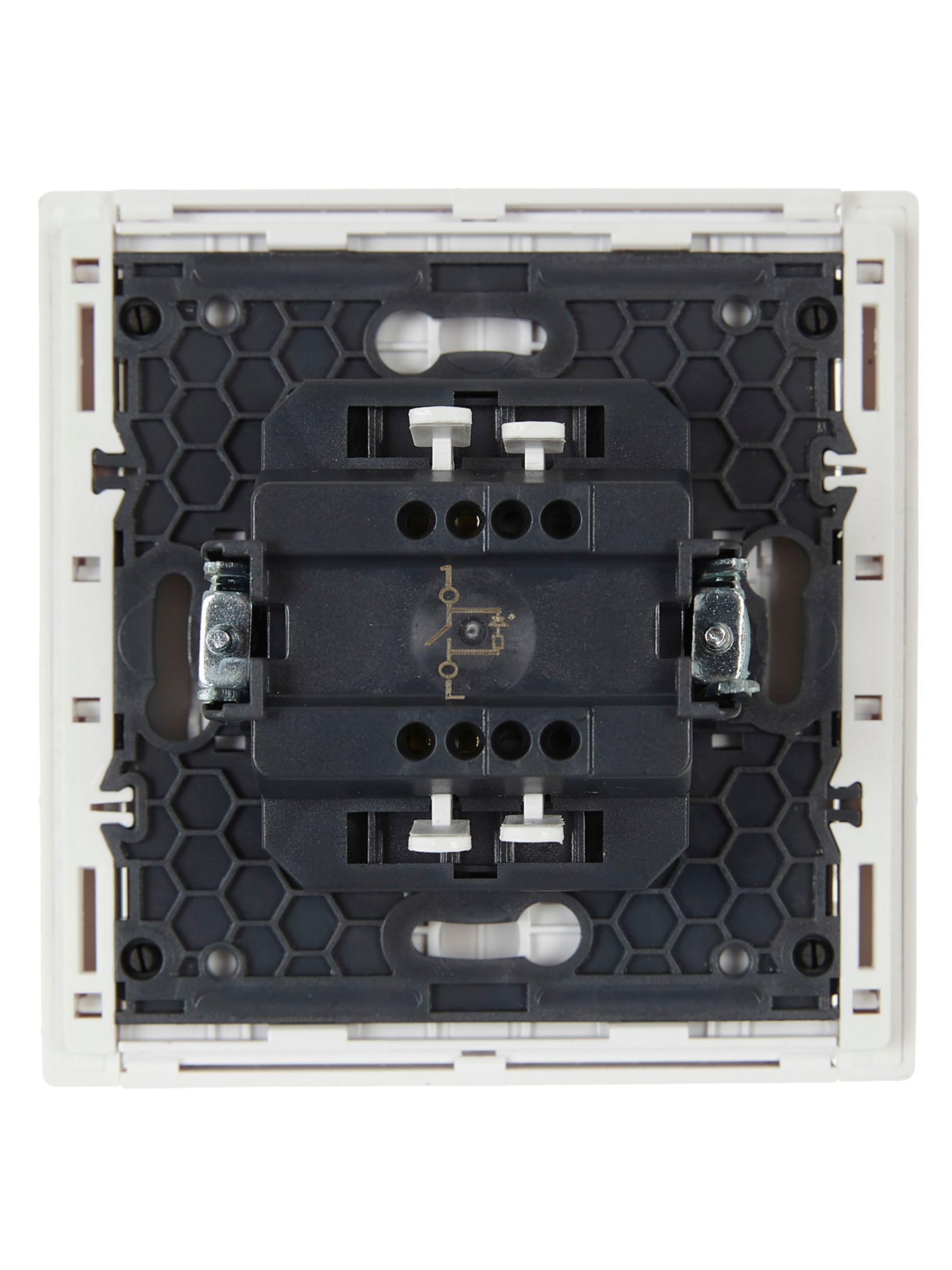 FORTE&PIANO Выключатель 1-клавишный с индикацией 10А FP202 белый IEK