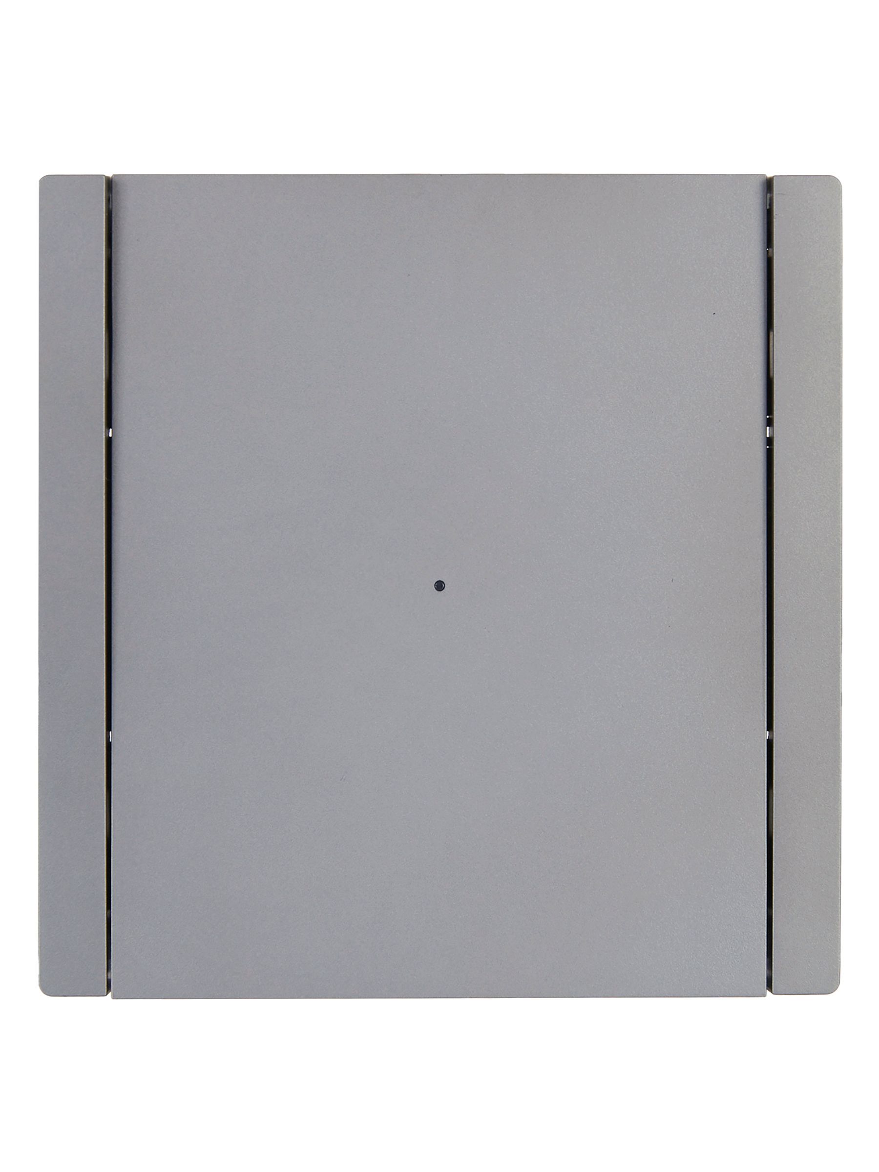 FORTE&PIANO Выключатель 1-клавишный с индикацией 10А FP502 сталь IEK