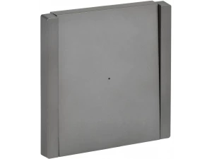 FORTE&PIANO Выключатель 1-клавишный с индикацией 10А FP502 сталь IEK