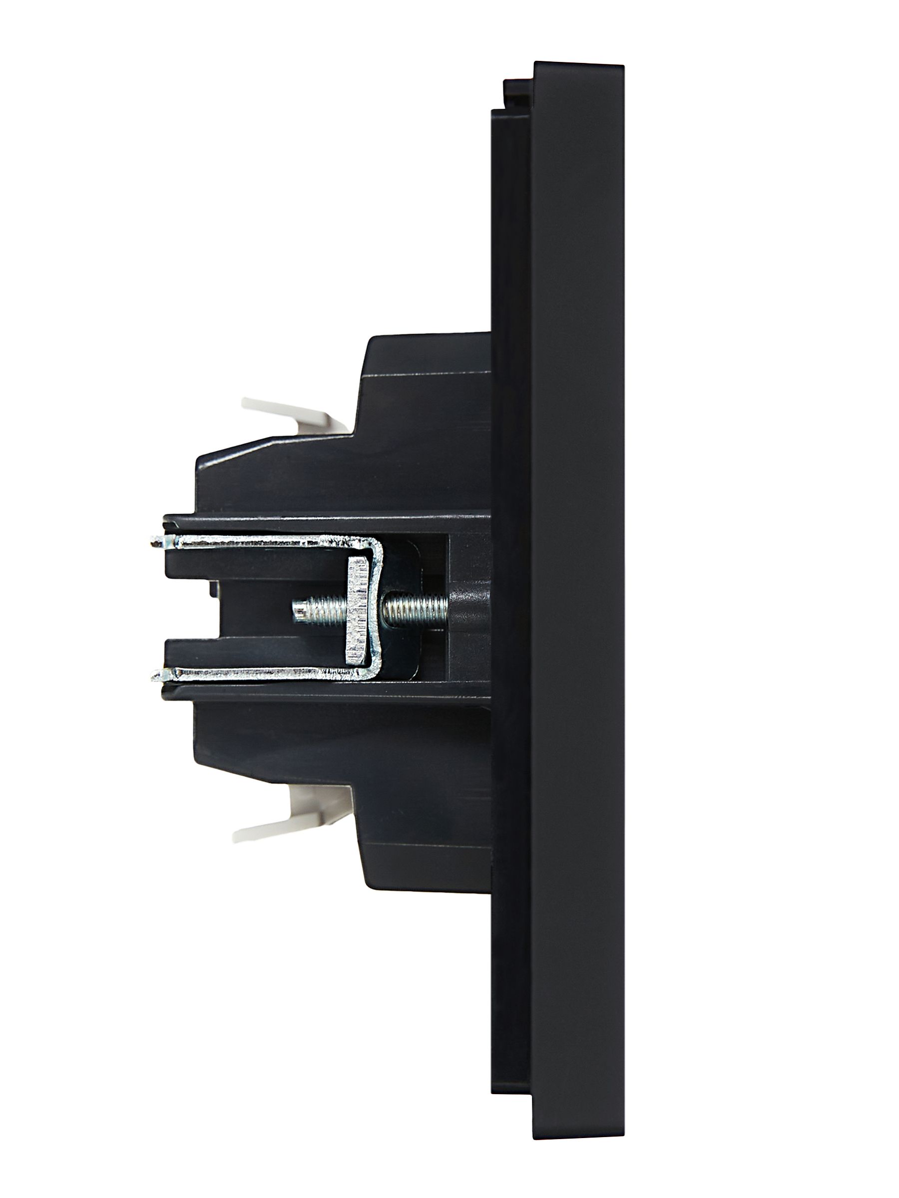 FORTE&PIANO Выключатель 2-клавишный с индикацией 10А FP106 черный IEK