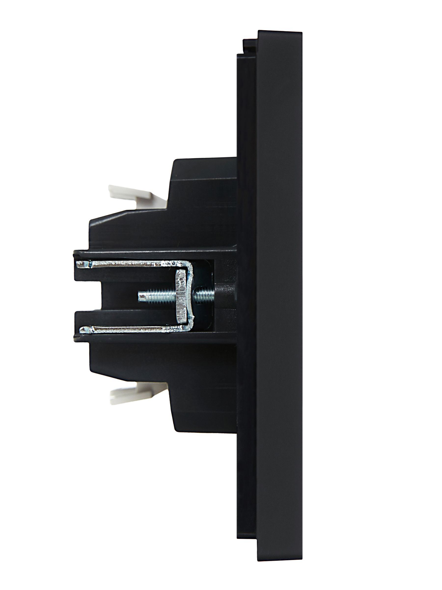 FORTE&PIANO Выключатель 1-клавишный с индикацией 10А FP102 черный IEK