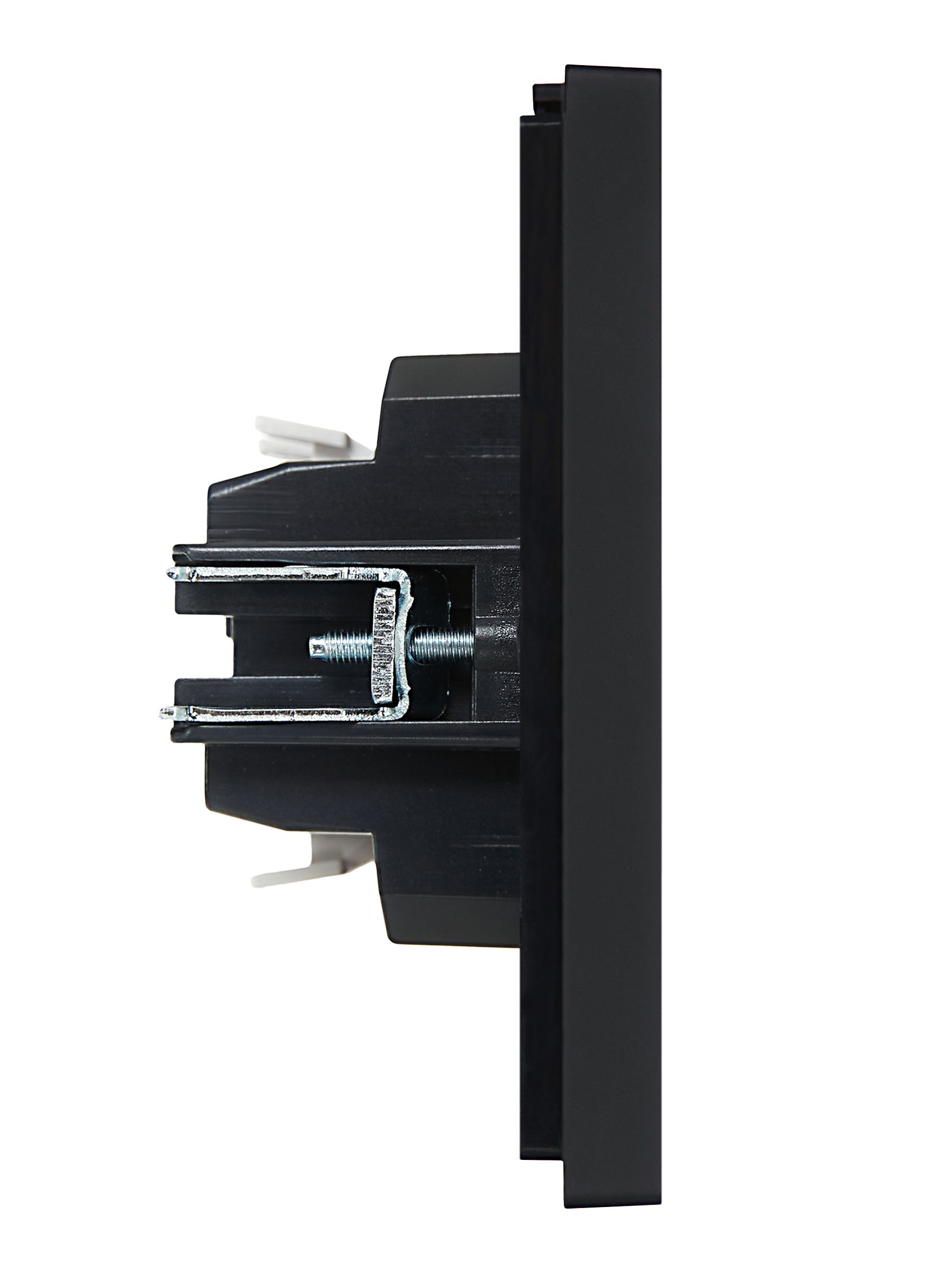 FORTE&PIANO Выключатель 1-клавишный проходной 10А FP103 черный ИЭК