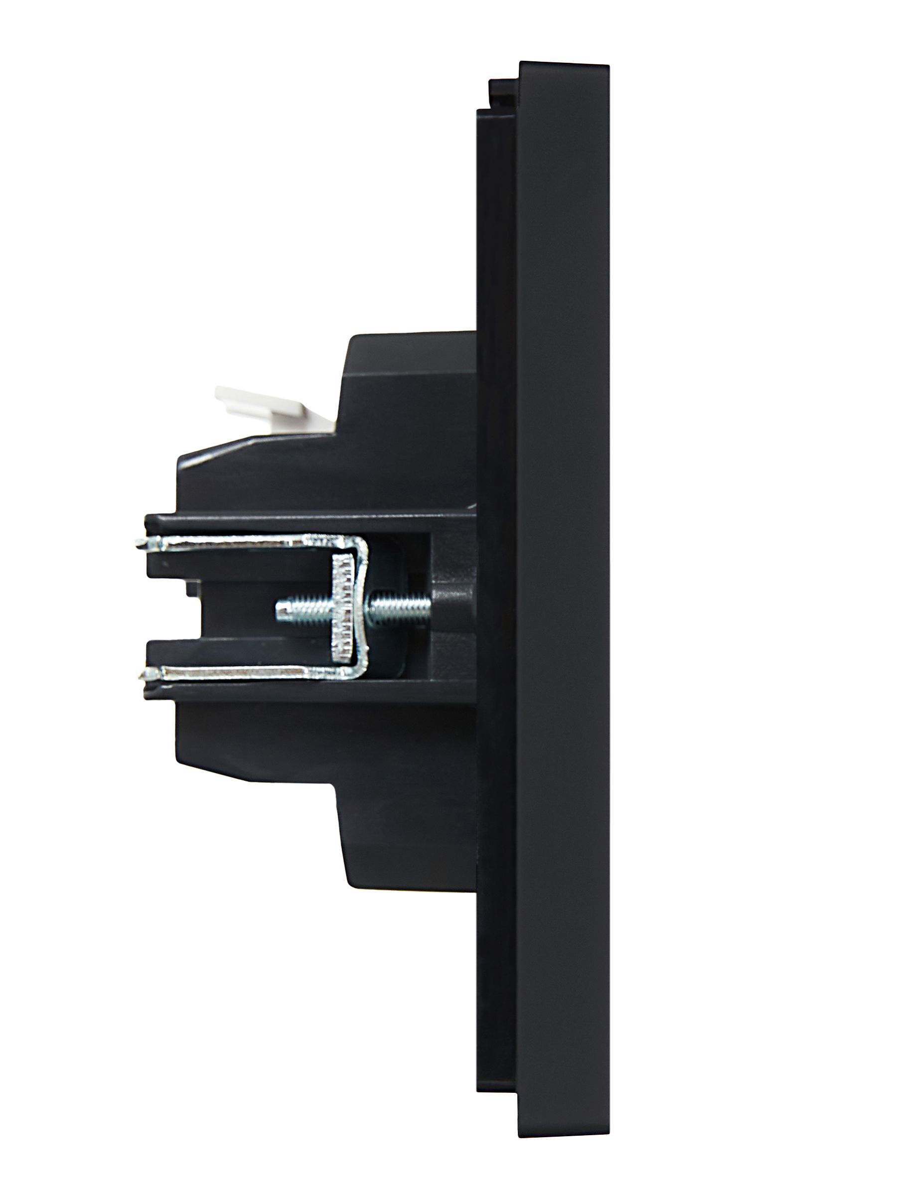 FORTE&PIANO Выключатель 2-клавишный 10А FP105 черный ИЭК