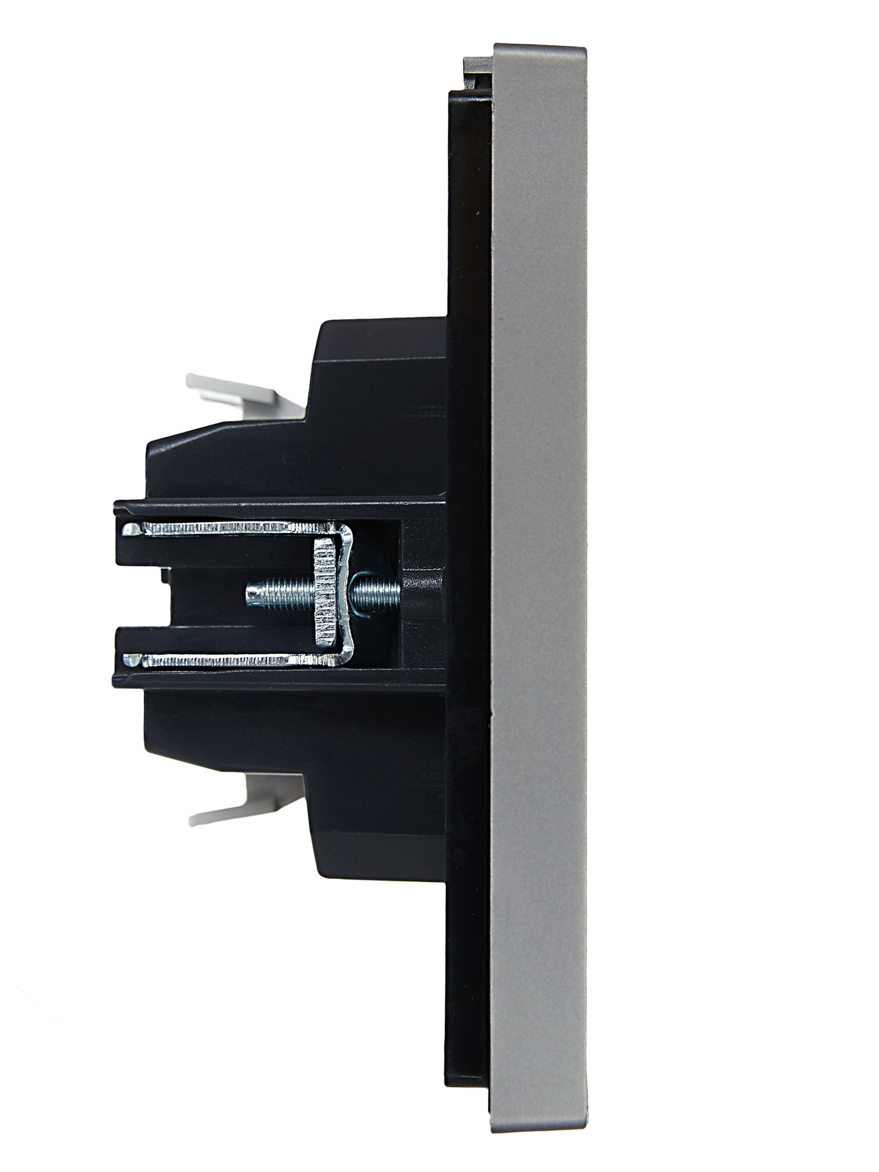 FORTE&PIANO Выключатель 2-клавишный 10А FP505 сталь ИЭК