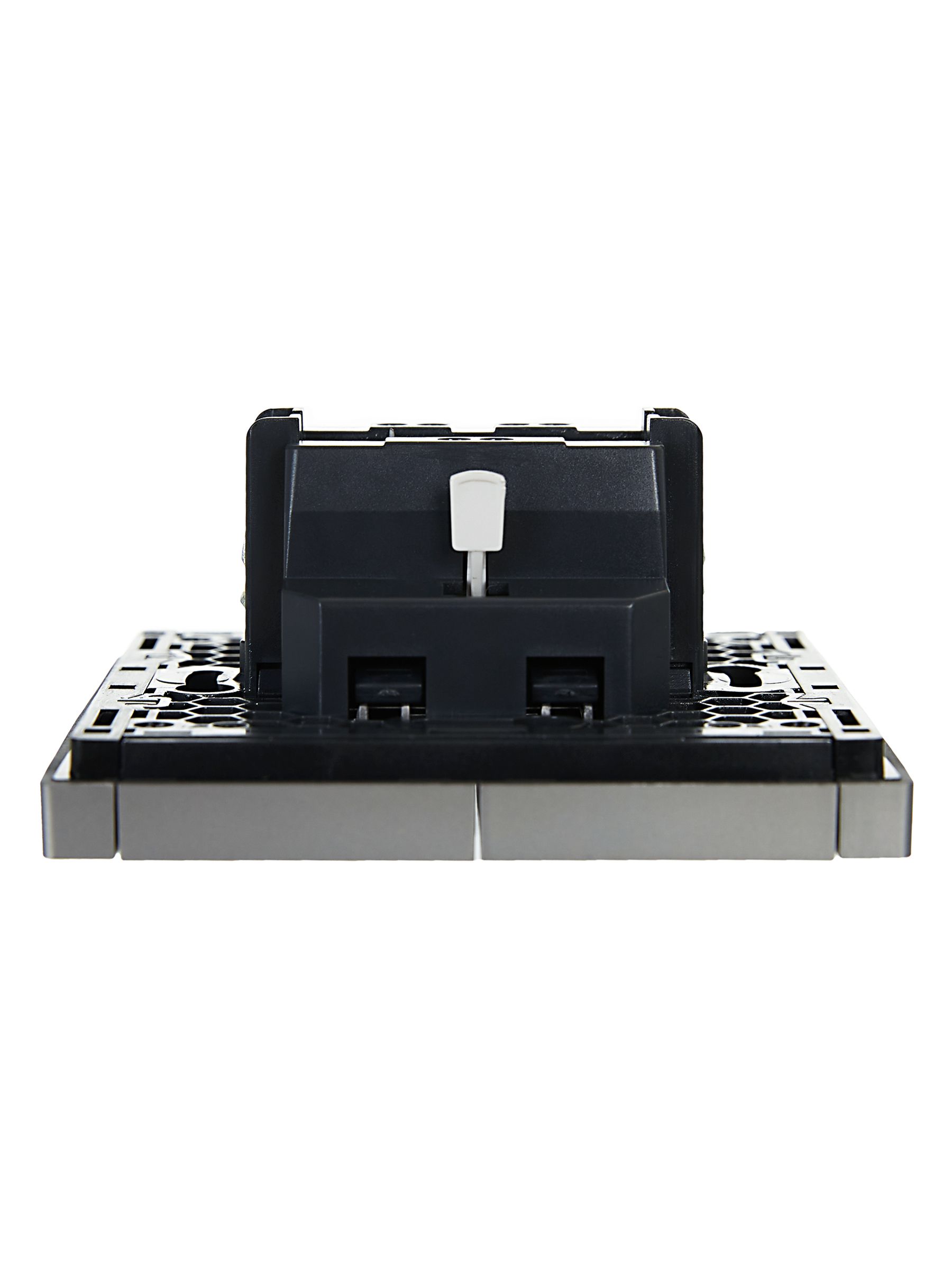 FORTE&PIANO Выключатель 2-клавишный 10А FP505 сталь ИЭК