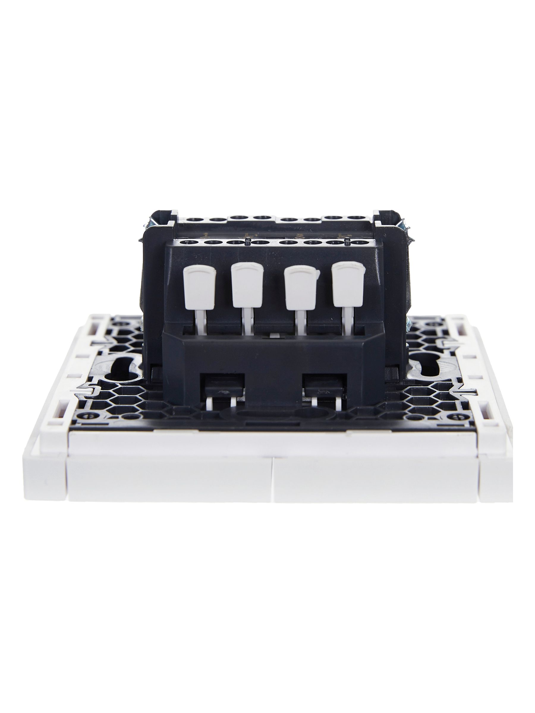 FORTE&PIANO Выключатель 2-клавишный проходной 10А FP207 белый ИЭК