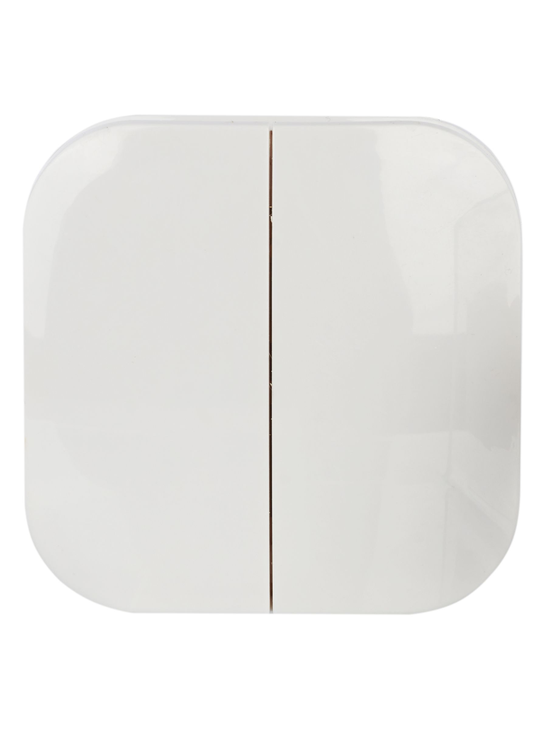 GLORY Выключатель 2-клавишный для открытой установки 10А ВС20-2-0-ХБ белый ИЭК