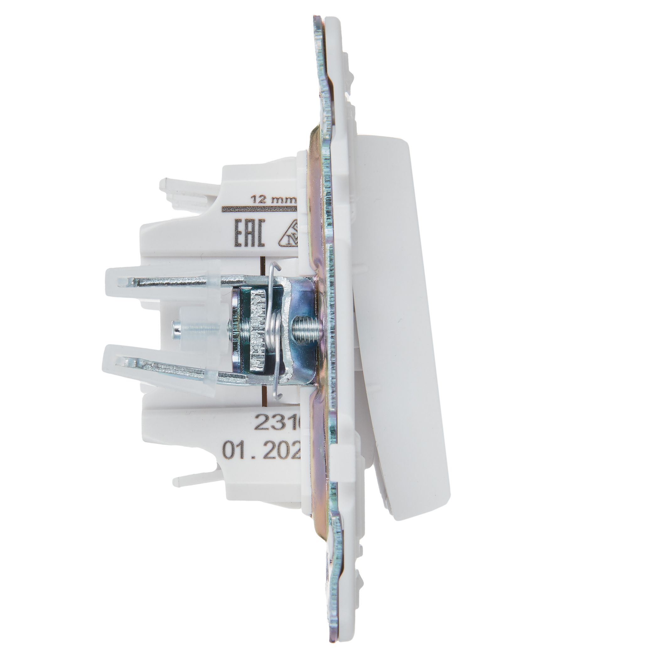 SKANDY Выключатель 3-клавишный 10А SK-V11W арктический белый IEK