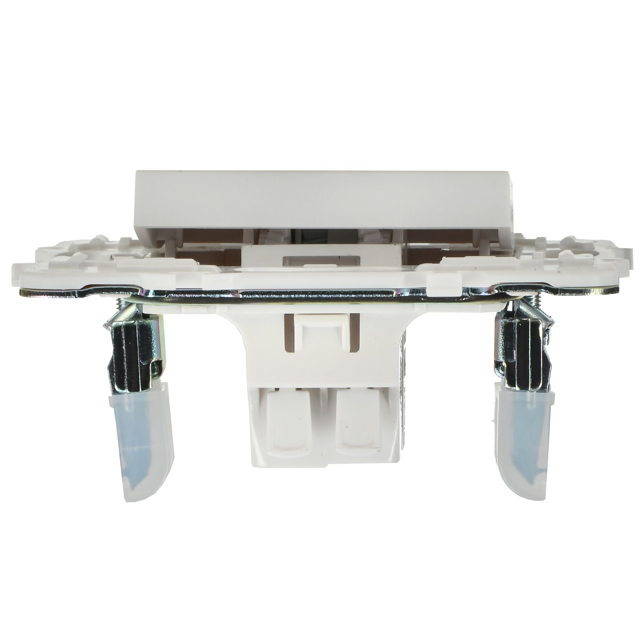 SKANDY Выключатель 1-клавишный проходной с индикацией 10А SK-V08W арктический белый IEK