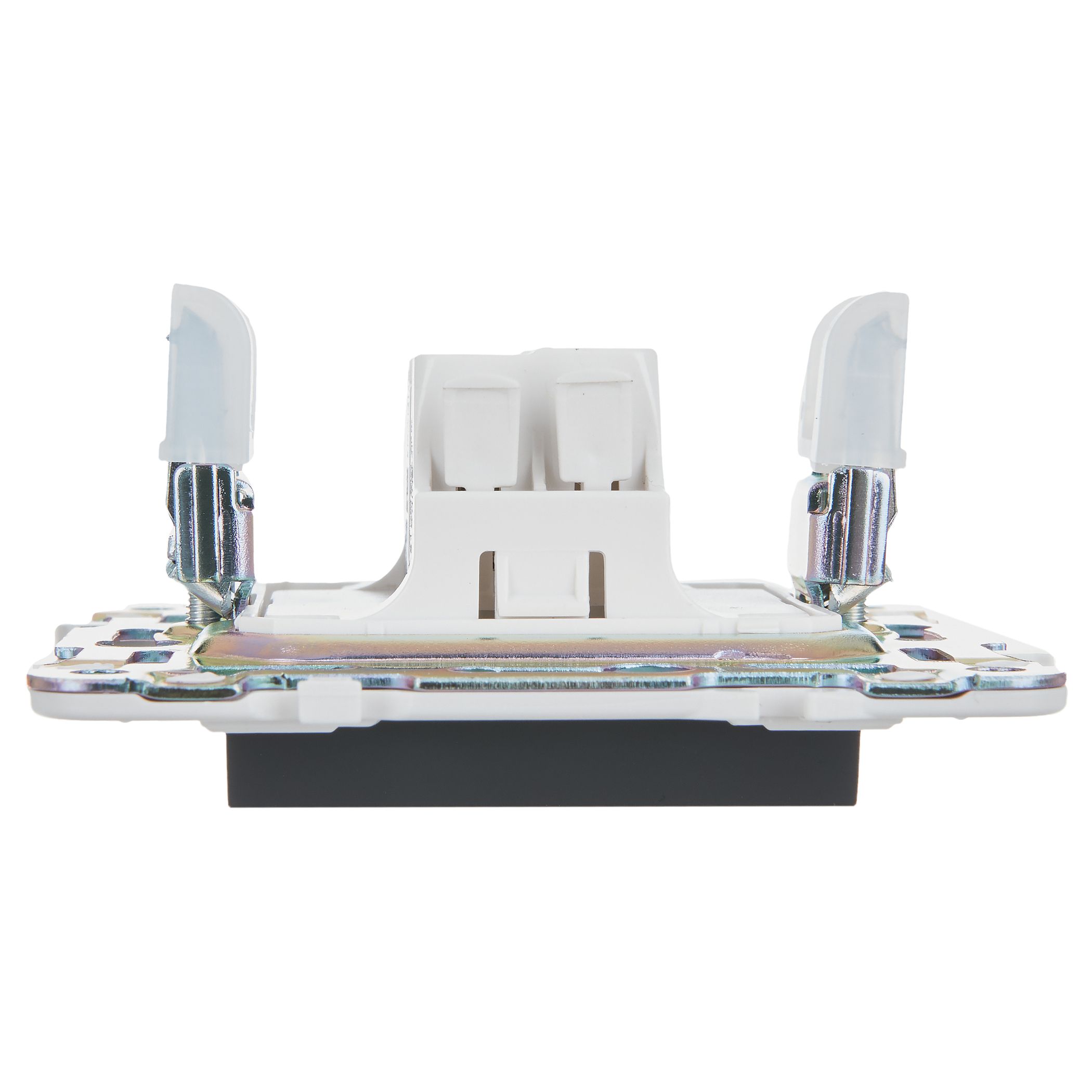 SKANDY Выключатель 1-клавишный проходной 10А SK-V02G графит IEK