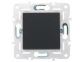 SKANDY Выключатель 1-клавишный проходной 10А SK-V02G графит IEK