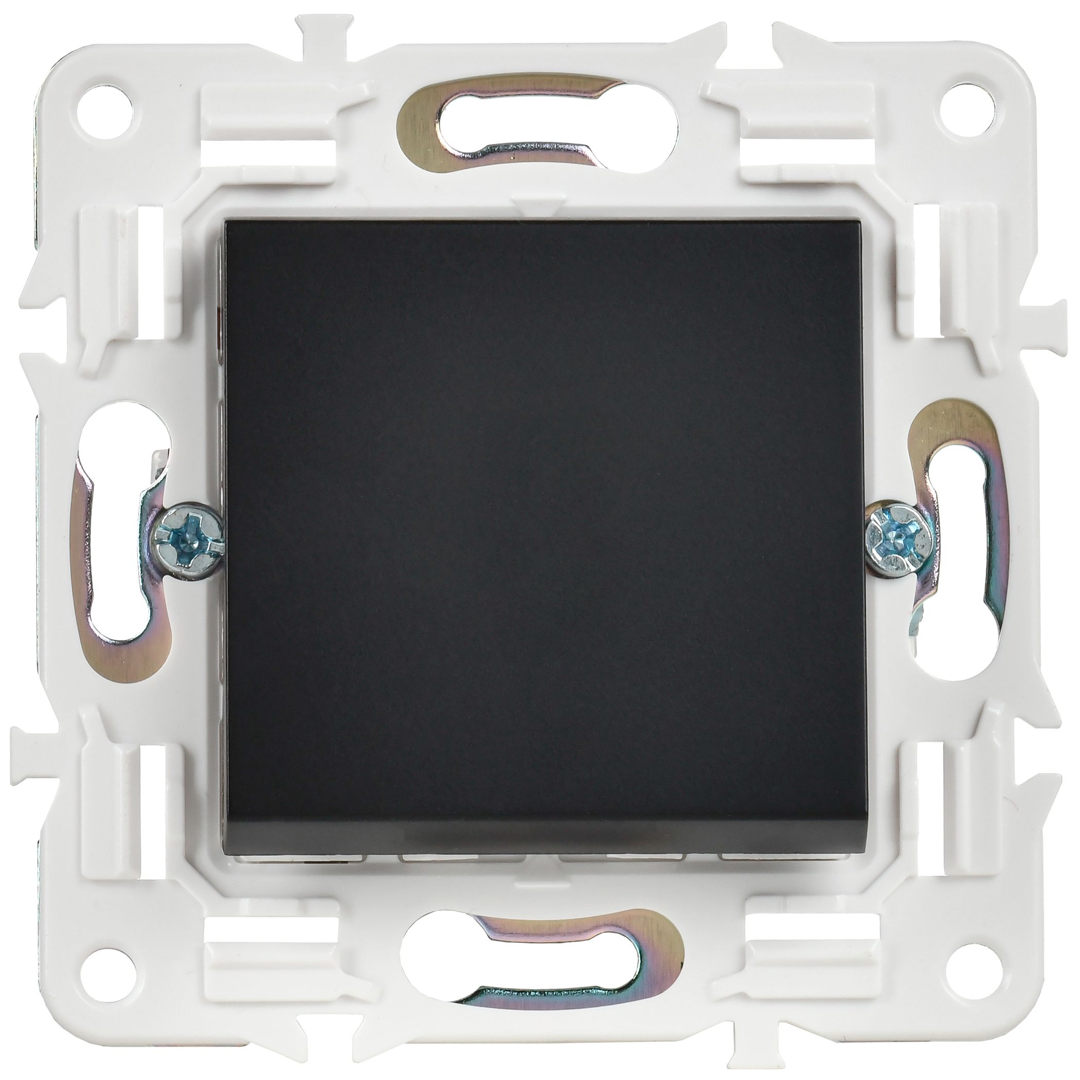 SKANDY Выключатель 1-клавишный 10А SK-V01Bl черный IEK