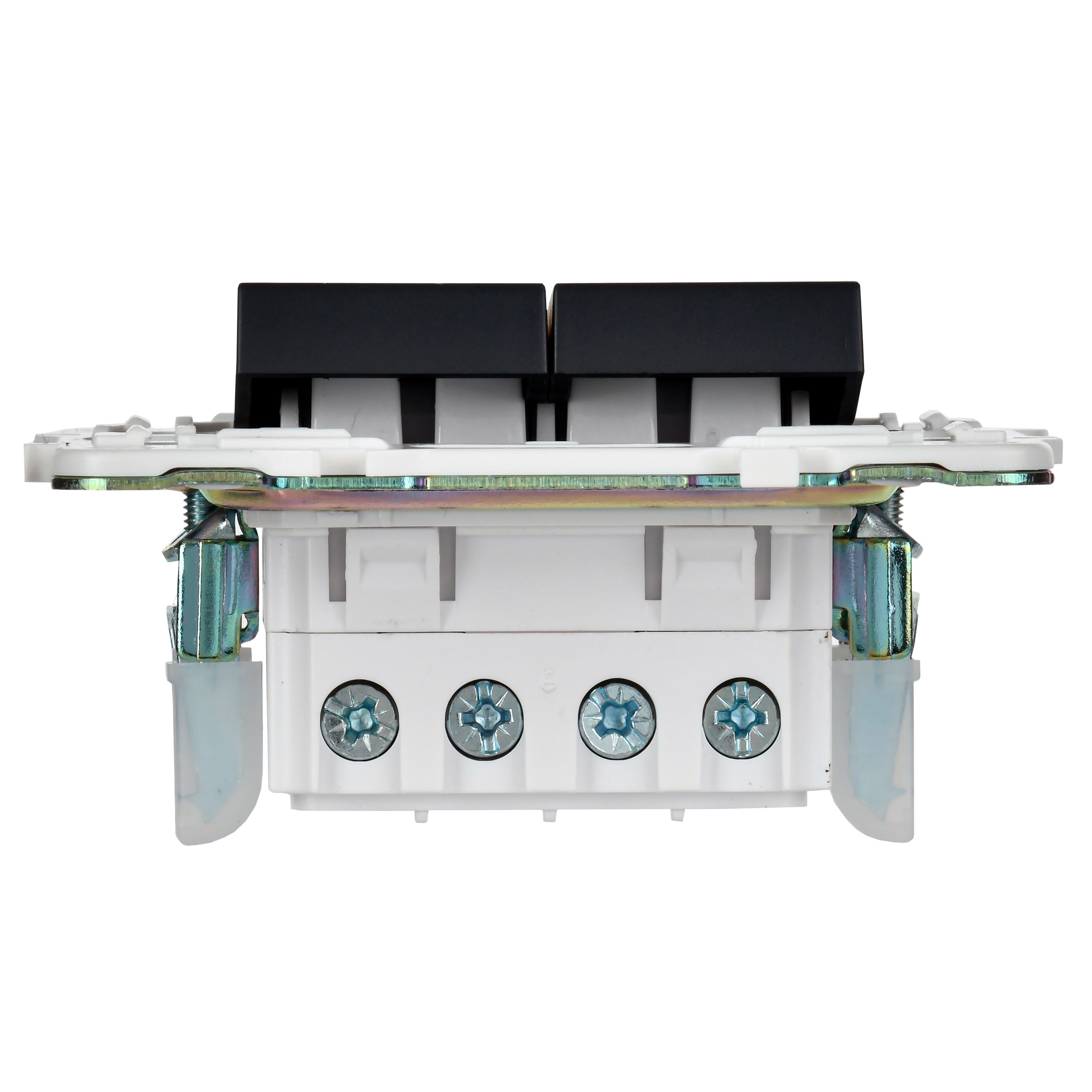 SKANDY Выключатель 2-клавишный перекрестный 10А SK-V06G графит IEK