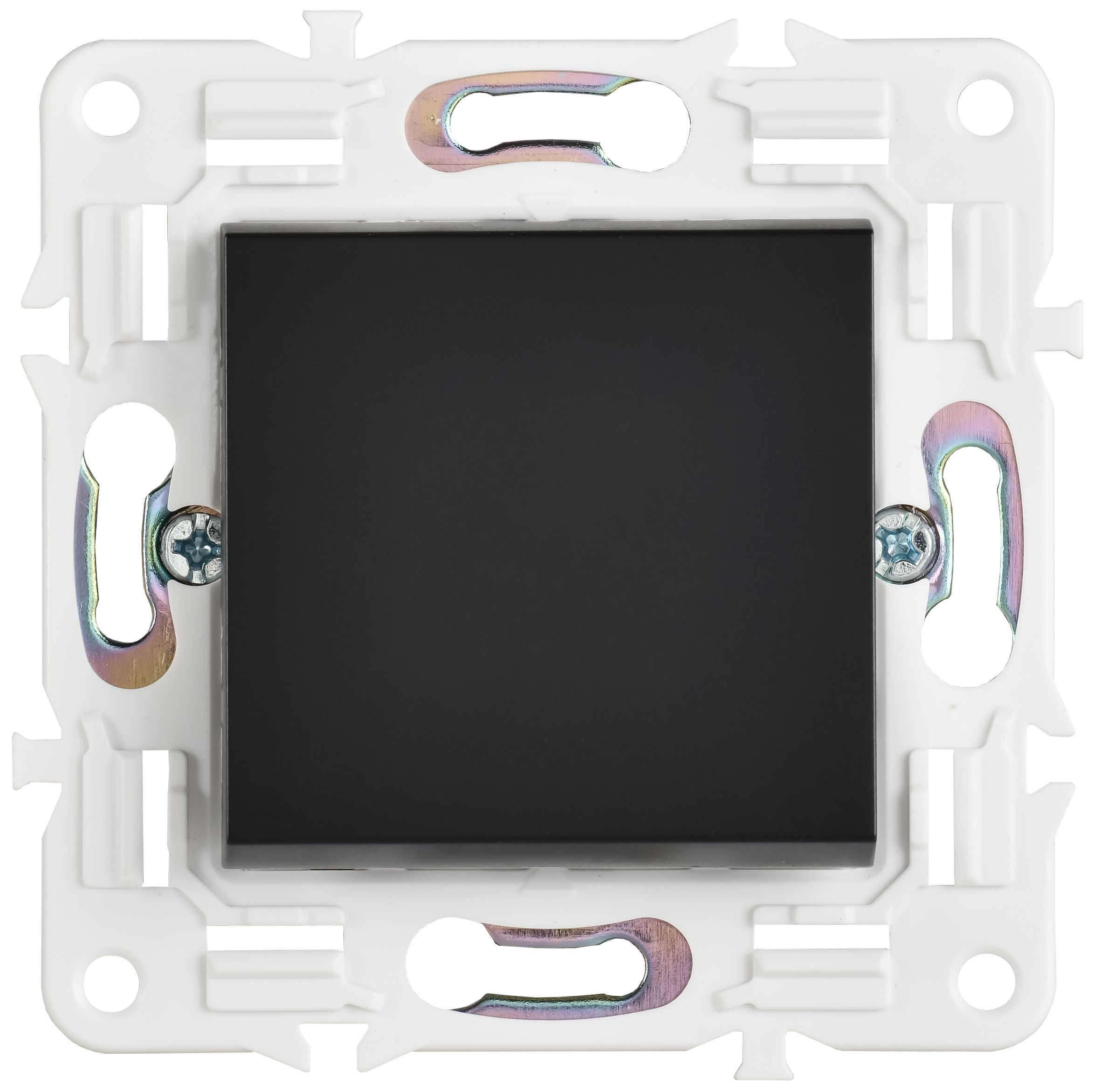 SKANDY Выключатель 1-клавишный проходной 10А SK-V02Bl черный IEK