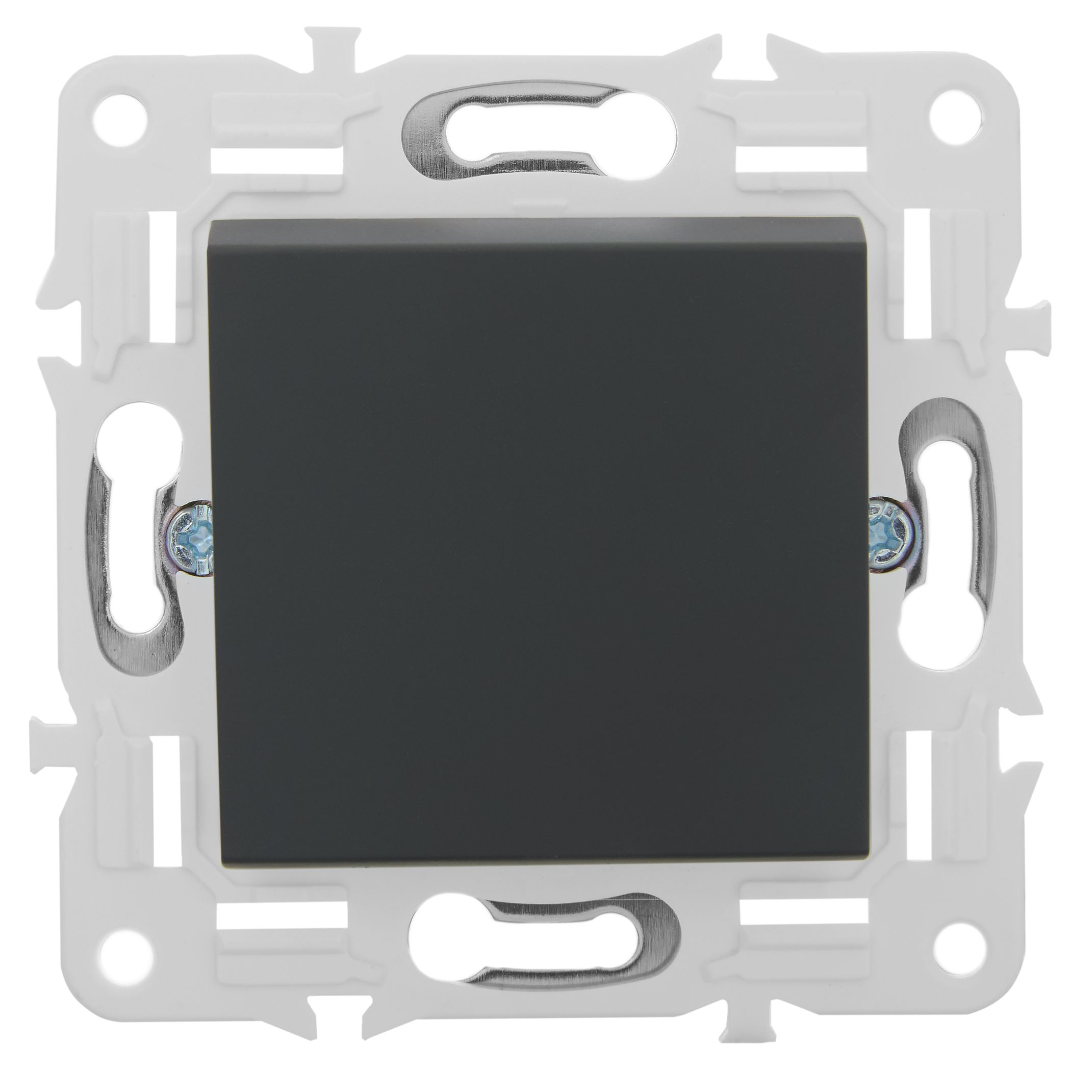 SKANDY Выключатель 1-клавишный перекрестный 10А SK-V03G графит IEK