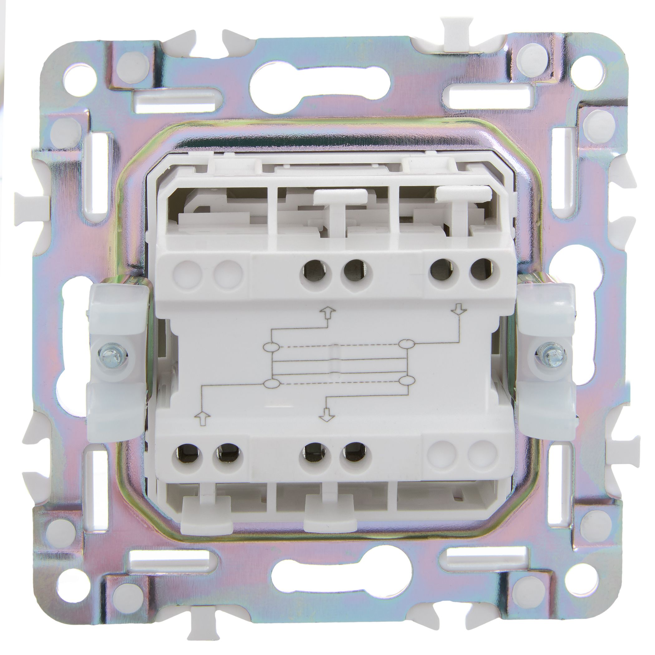 SKANDY Выключатель 1-клавишный перекрестный 10А SK-V03G графит IEK