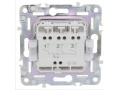 SKANDY Выключатель 3-клавишный 10А SK-V11G графит IEK