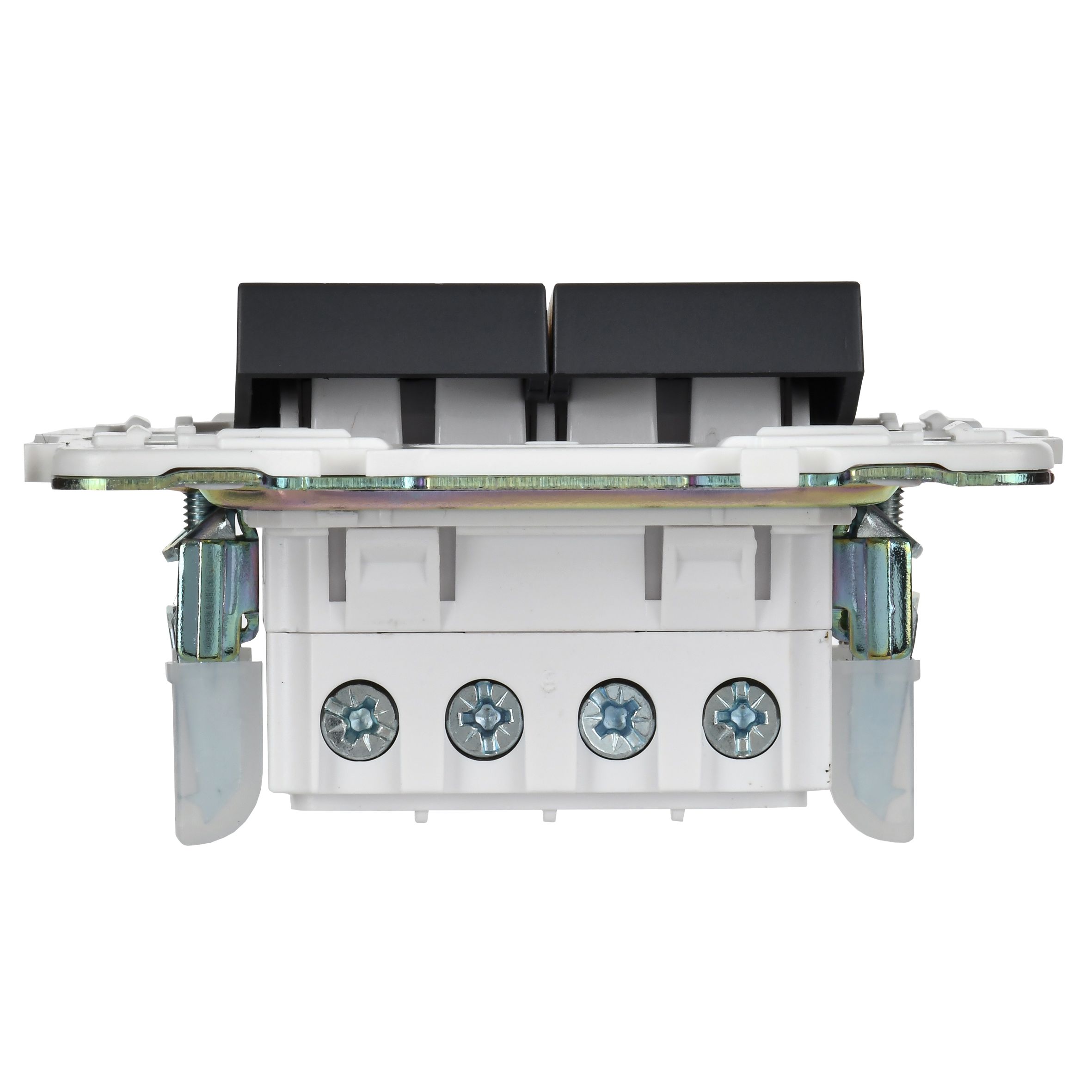 SKANDY Выключатель 2-клавишный перекрестный 10А SK-V06Bl черный IEK