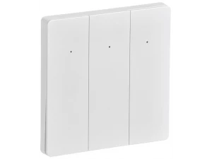 iTEQ SMART-выключатель 3-кл. белый 16А с нейтральным проводником с поддержкой протоколов WIFI и BLE