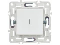 SKANDY Выключатель 1-клавишный с индикацией 10А SK-V07W арктический белый IEK