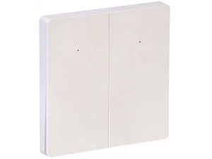 iTEQ SMART-выключатель 2-кл. белый 16А с нейтральным проводником с поддержкой протоколов WIFI и BLE